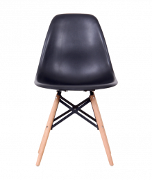 JUEGO DE 4 SILLAS PATAS MADERA MOD.DINAMARCA NEGRO