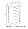 Foto SINFONIER 5C MOD.CHELLEN CAMBRIA-BLANCO