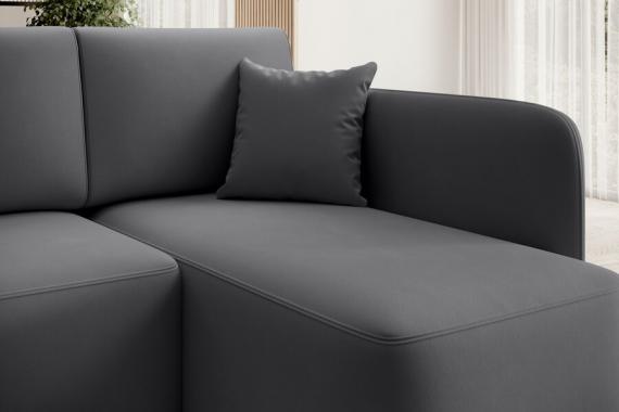 Foto SOFÁ CAMA CON ARCÓN 206 CM X 150 CM HADSON GRIS OSCURO