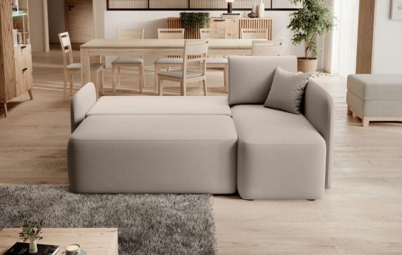 Foto SOFÁ CAMA CON ARCÓN 206 CM X 150 CM HADSON BEIGE