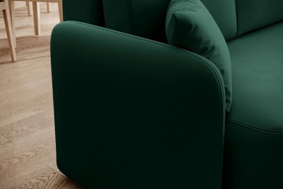 Foto SOFÁ CAMA CON ARCÓN 206 CM X 150 CM HADSON VERDE