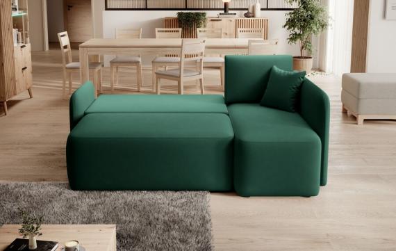 Foto SOFÁ CAMA CON ARCÓN 206 CM X 150 CM HADSON VERDE
