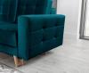 Photo 3-seater sofa bed - Gray - 235cm - ASGARD