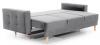 Photo 3-seater sofa bed - Gray - 235cm - ASGARD