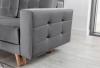 Photo 3-seater sofa bed - Gray - 235cm - ASGARD