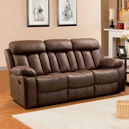 SOFA 3P RELAX TAP.JADE MOD.MADRID CHOCOLATE