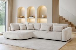Sofa 300 cm x 185 cm Cream - JACOBS L