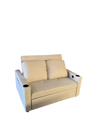 Foto Sofá cama 2 plazas moderno+USB+type-C+portavasos-140cm - Costa R