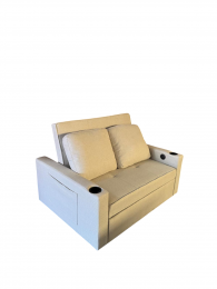 Sofá cama 2 plazas moderno+USB+type-C+portavasos-140cm - Costa R