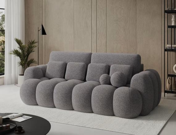 Foto Sofá cama 256 cm - gris -  COTONN