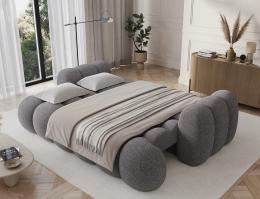 Sofá cama 256 cm - gris -  COTONN