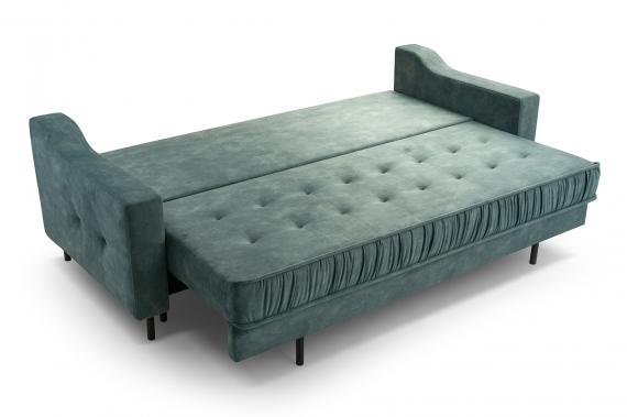 Foto Sofá cama 3 plazas - ARA, Marron, 233 cm
