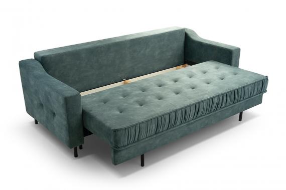 Foto Sofá cama 3 plazas - ARA, Marron, 233 cm