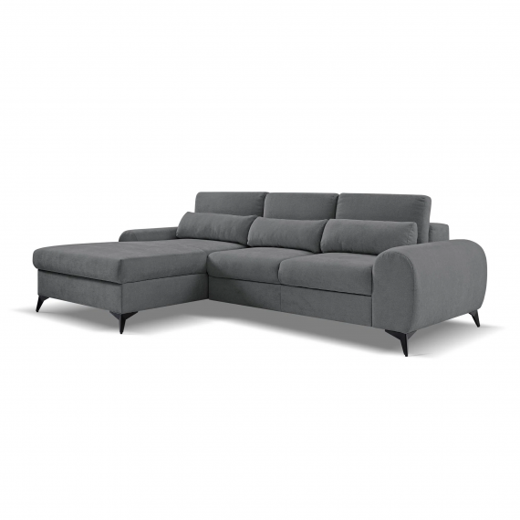 Foto SOFÁ CAMA CON ARCÓN 270 CM X 175 CM MILAN GRIS OSCURO