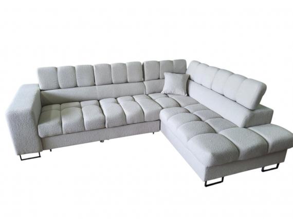Photo Sofa bed + storage - 271x202 - White - DUBAI L