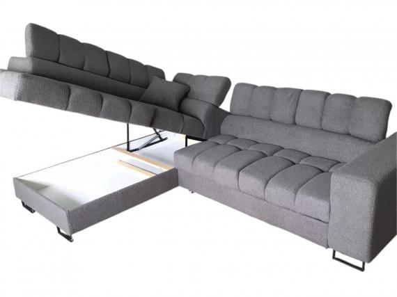 Photo Sofa bed + storage - 271x202 - White - DUBAI L