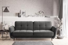 SOFÁ CAMA CLIC-CLAC 220 CM BELLIS GRIS/TERCIOPELO