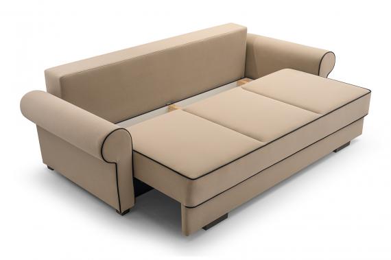 Photo Sofa bed - Beti, Beige, 246 cm