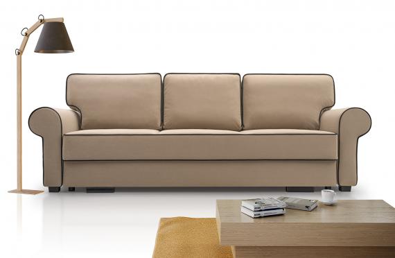 Photo Sofa bed - Beti, Beige, 246 cm