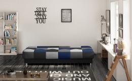 SOFÁ CAMA PLEGABLE COMPACTO 192 CM CAYO AZUL