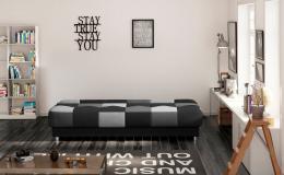 SOFÁ CAMA PLEGABLE COMPACTO 192 CM CAYO GRIS
