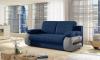 Photo Classic sofa bed reinvented with modern design 202 cm - Laura, Blue
