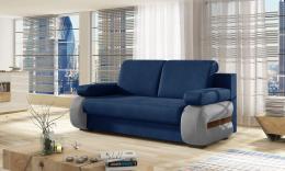 Classic sofa bed reinvented with modern design 202 cm - Laura, Blue