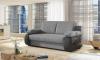 Photo Classic sofa bed reinvented with modern design 202 cm - Laura, Light Gray/Dark Gray