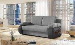 Classic sofa bed reinvented with modern design 202 cm - Laura, Light Gray/Dark Gray