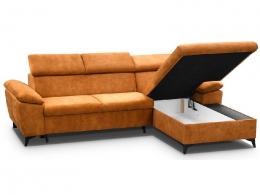 SOFÁ CAMA CON ARCÓN 274 CM X 192 COLIN NARANJA