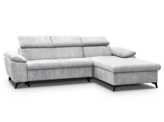 Foto SOFÁ CAMA CON ARCÓN 274 CM X 192 CM COLIN GRIS CLARO