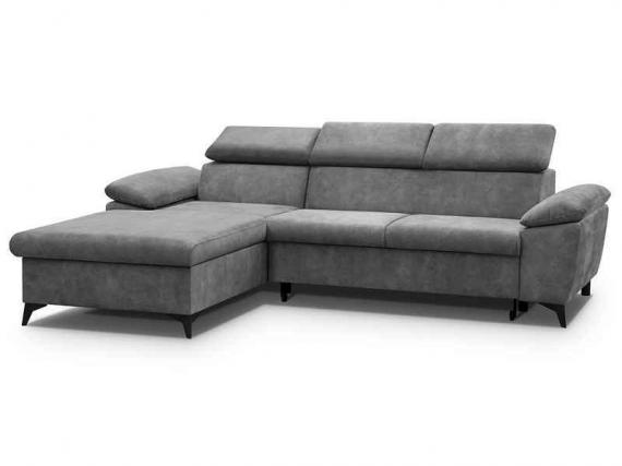 Foto SOFÁ CAMA CON ARCÓN 274 CM X 192 CM COLIN GRIS OSCURO