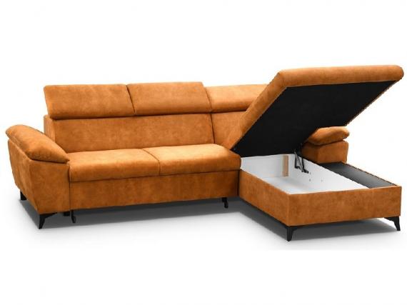 Foto SOFÁ CAMA CON ARCÓN 274 CM X 192 CM COLIN GRIS OSCURO