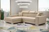 Photo Sofa bed with storage, reclining headrests, 263 cm x 178 cm, Mexico de Lux Beige