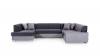 Foto SOFÁ CAMA CON ARCÓN FORMA DE U 320 CM X 207 CM HAVANA GRIS OSCURO/GRIS CLARO