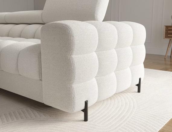 Foto SOFÁ CAMA CON ARCÓN I PATAS ALTAS 285 CM X 181 CM FELRO BLANCO