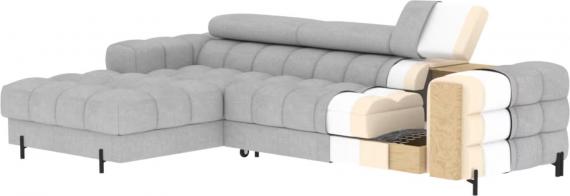 Foto SOFÁ CAMA CON ARCÓN I PATAS ALTAS 285 CM X 181 CM FELRO BLANCO