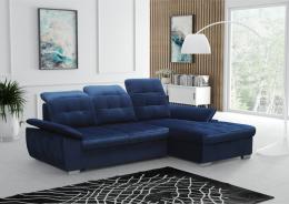 SOFÁ CAMA CON ARCÓN 254 CM X 167 CM FABIO AZUL