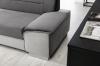 Foto Sofá cama con arcón - Verso, Beige/Crema, Tela/Polipiel, 266x212