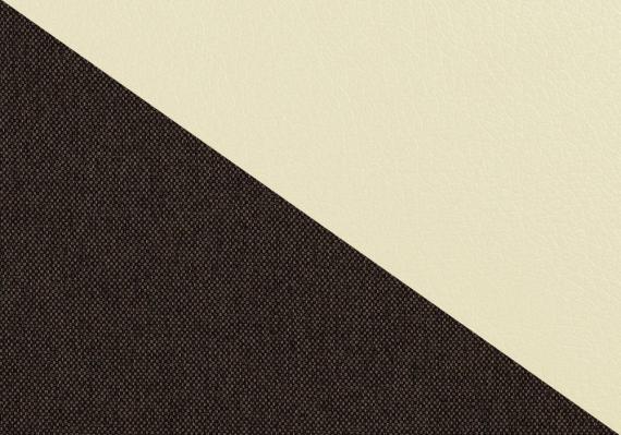 Foto SOFÁ CAMA CON ARCÓN 250 CM X 170 CM TRENDY MARRÓN TELA/BEIGE POLIPIEL