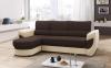 Foto SOFÁ CAMA CON ARCÓN 250 CM X 170 CM TRENDY MARRÓN TELA/BEIGE POLIPIEL