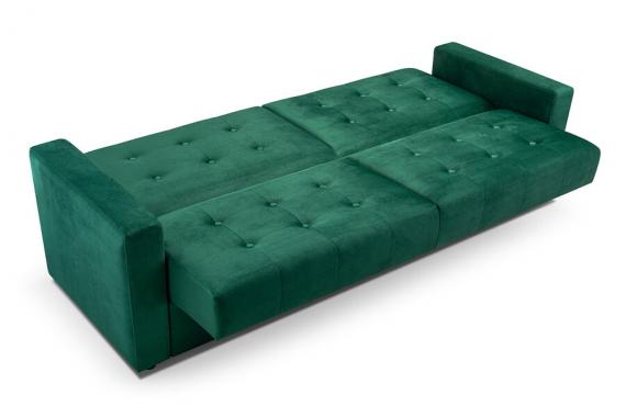 Foto SOFÁ CAMA CON FORMA MINIMALISTA 224 CM BAWARIA VERDE