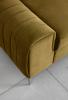 Photo Sofa bed with reclining headrests - Mustard - 261 cm - LAURENCE