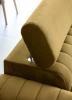 Photo Sofa bed with reclining headrests - Mustard - 261 cm - LAURENCE