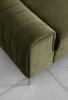 Photo Sofa bed with reclining headrests - Olive - 261cm - LAURENCE