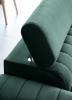 Photo Sofa bed with reclining headrests - Green - 261cm - LAURENCE