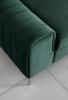 Photo Sofa bed with reclining headrests - Green - 261cm - LAURENCE