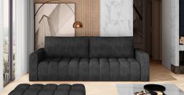 Sofá cama convertible-gris oscuro-247cm - LAZARO