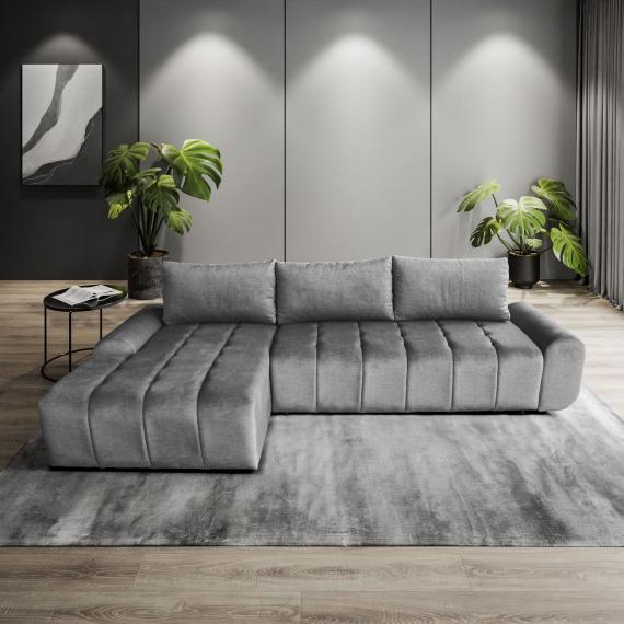 Foto SOFÁ CAMA CON ARCÓN 290 CM X 169 CM MARS L GRIS OSCURO VOQUE 15