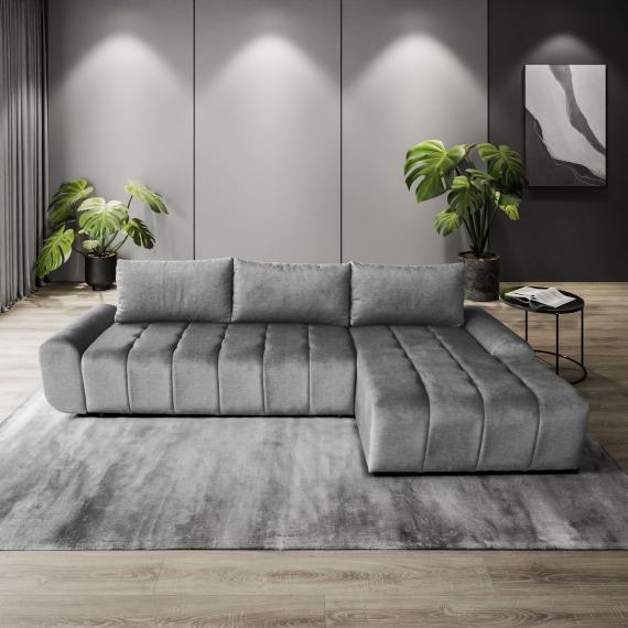 Foto SOFÁ CAMA CON ARCÓN 290 CM X 169 CM MARS L GRIS OSCURO VOQUE 15